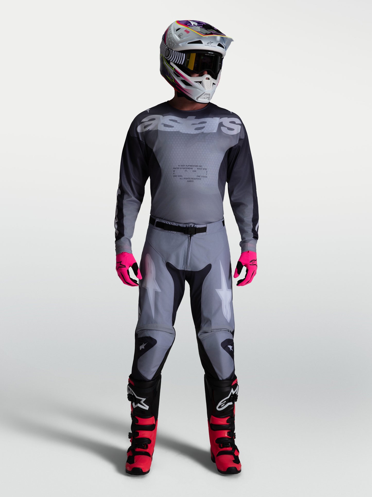 Alpinestars Racer Amber Broek 2027 Graystone Cold Gr Light Lilac