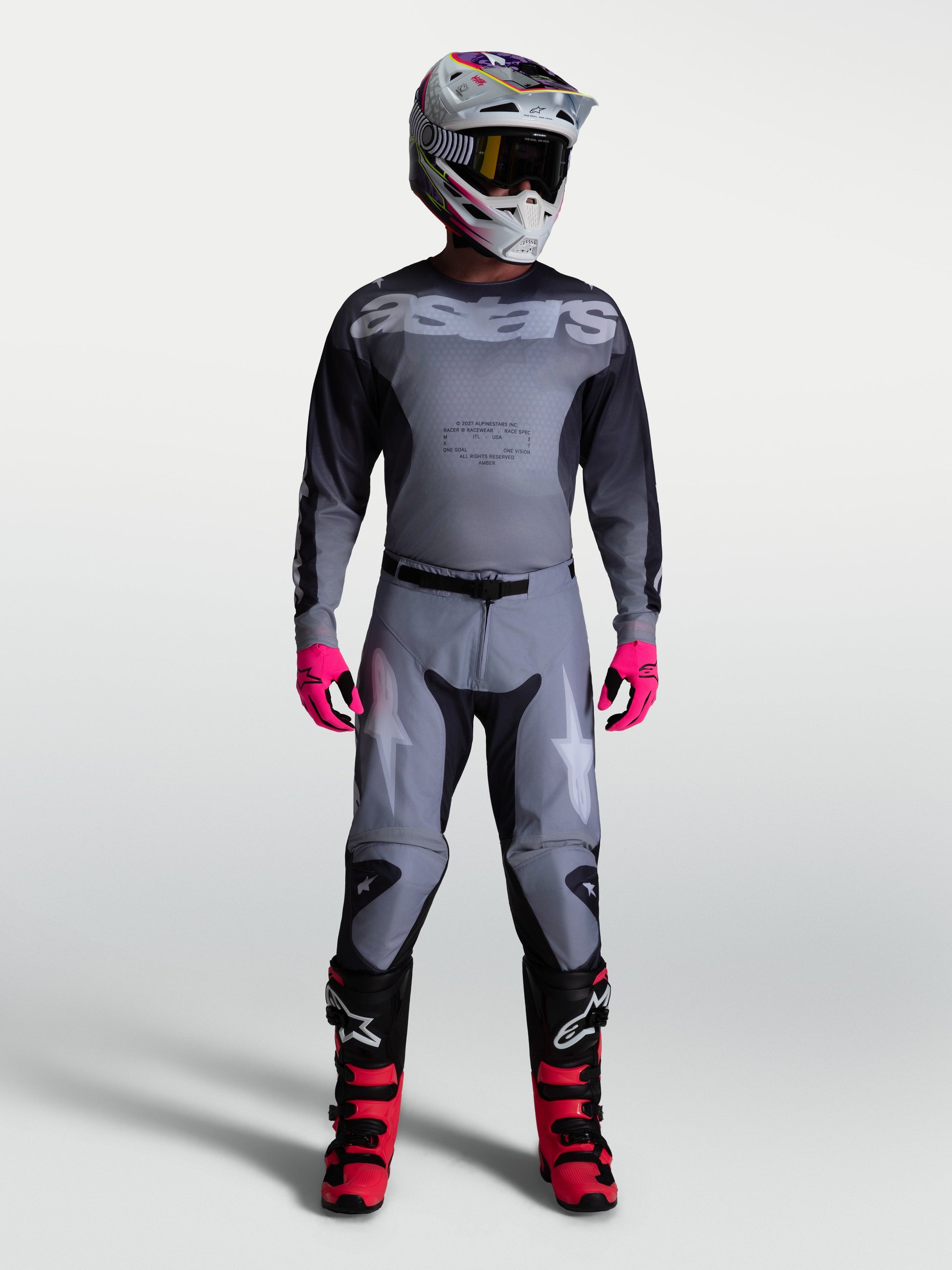 Alpinestars Racer Amber Broek 2027 Graystone Cold Gr Light Lilac