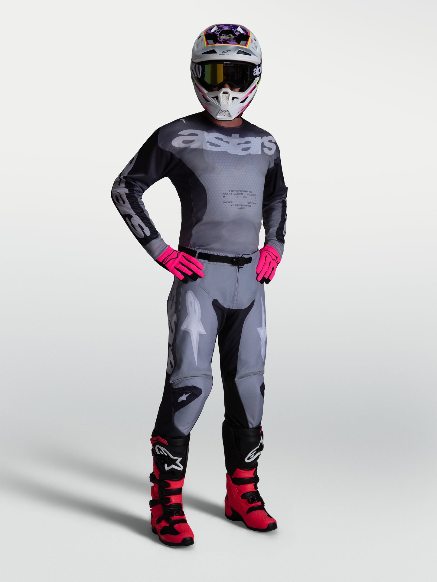 Alpinestars Racer Amber Broek 2027 Graystone Cold Gr Light Lilac