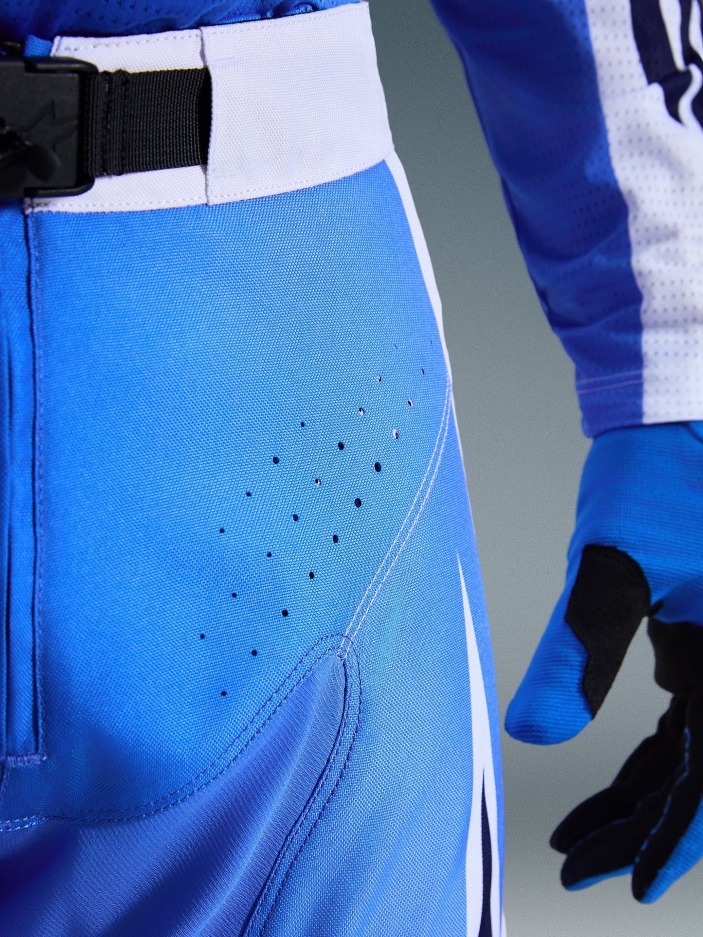 Alpinestars Techstar Knif Hose UCLA Blau Schwarz Gelb Fluo 28 - 40 - MxProStoreParts