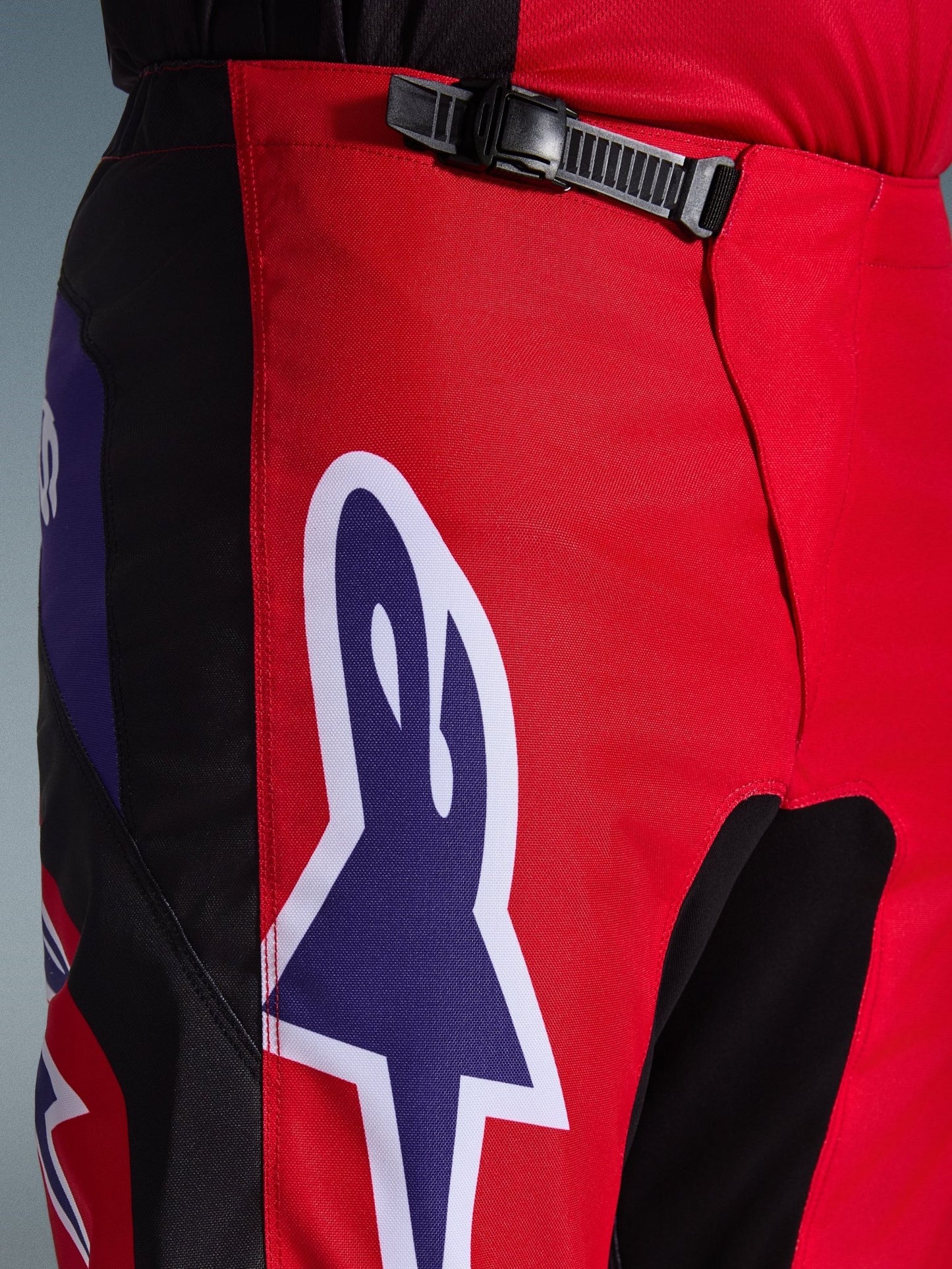 Alpinestars Fluid Grid Offroad-Hose Rot Schwarz Lila - MxProStoreParts