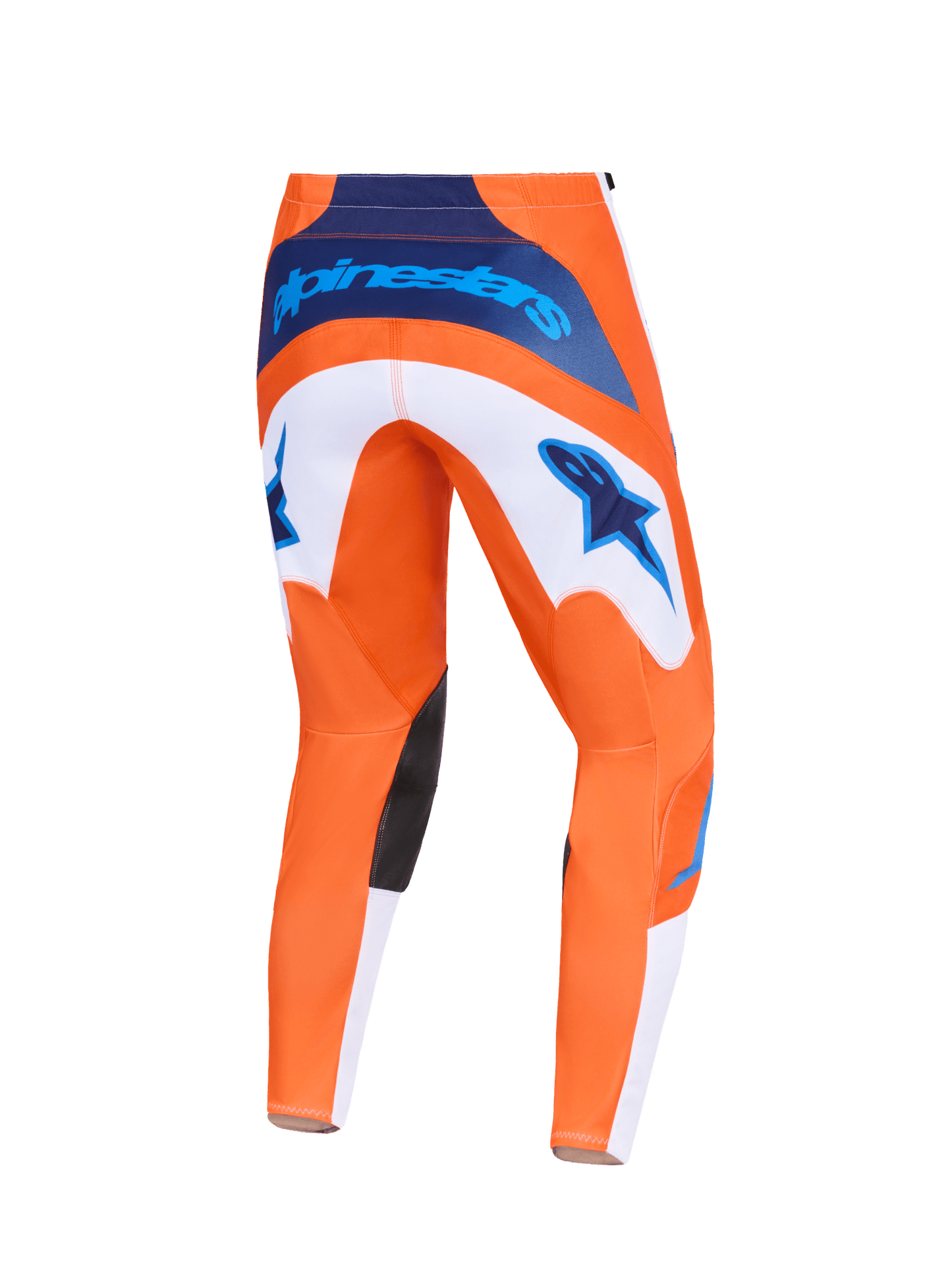 Alpinestars Fluid Grid ergonomische Motocross-Hose Orange UCLA Blue - MxProStoreParts