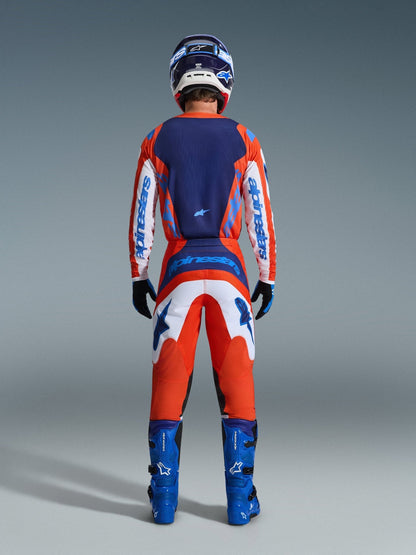 Alpinestars Fluid Grid Hose ergonomische Motocross Orange UCLA Blau - MxProStoreParts