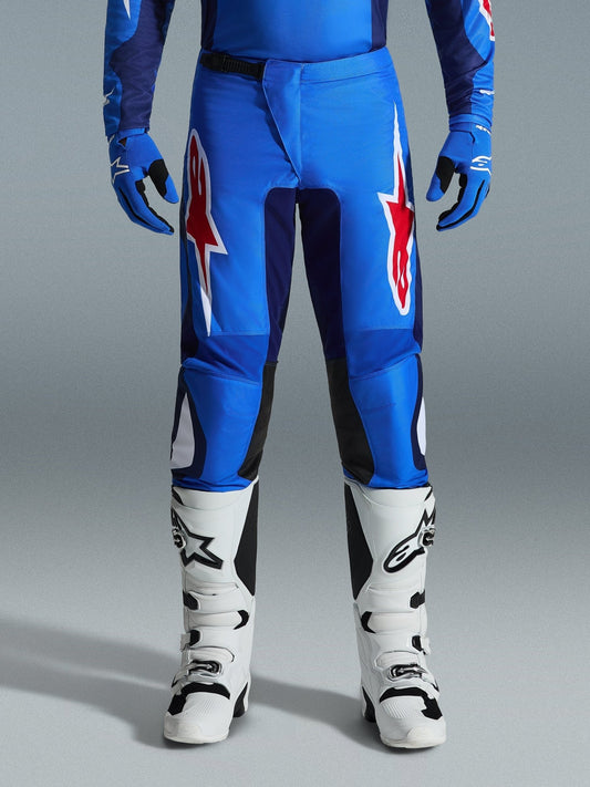 Alpinestars Fluid Grid Motocross Broek 2026 Blue Red - MxProStoreParts