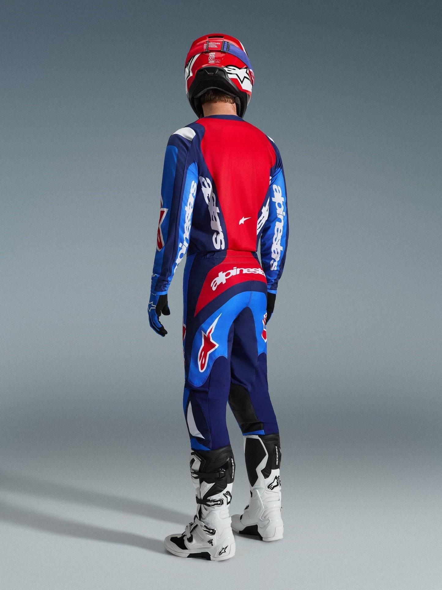 Alpinestars Fluid Grid Motocross Hose 2026 Blau Rot - MxProStoreParts
