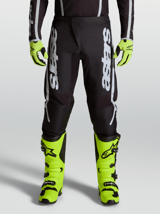 Alpinestars Fluid Apex V2 Broek 2027 Zwart Zilver - MxProStoreParts