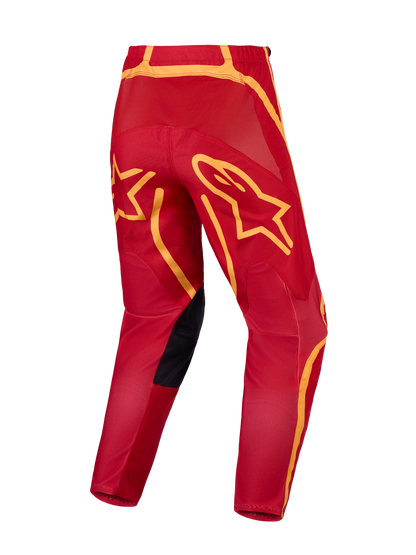 Alpinestars Fluid Apex V2 Broek 2027 Vuurrood Goud