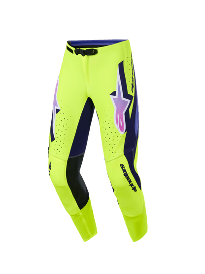 Alpinestars Supertech Vista Motocrosshose Gelb Lila Schwarz - MxProStoreParts
