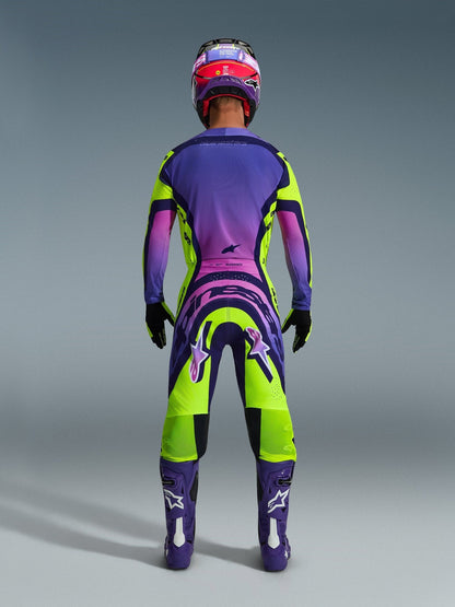 Alpinestars Supertech Vista Motocross-Hose Gelb Lila Schwarz - MxProStoreParts
