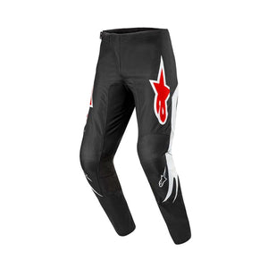 Alpinestars 2024 Fluid Lucent pantalones de motocross para adultos Negro / Blanco