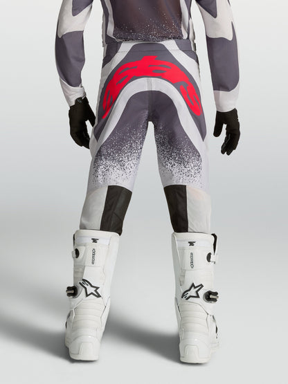 Alpinestars Jeugd Supertech Swan Broek 2027 Licht Lila Donkergrijs Rood Fluo
