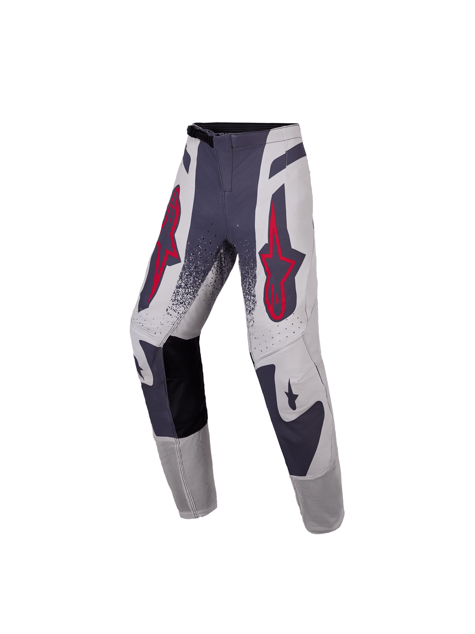 Alpinestars Jeugd Supertech Swan Broek 2027 Licht Lila Donkergrijs Rood Fluo - MxProStoreParts