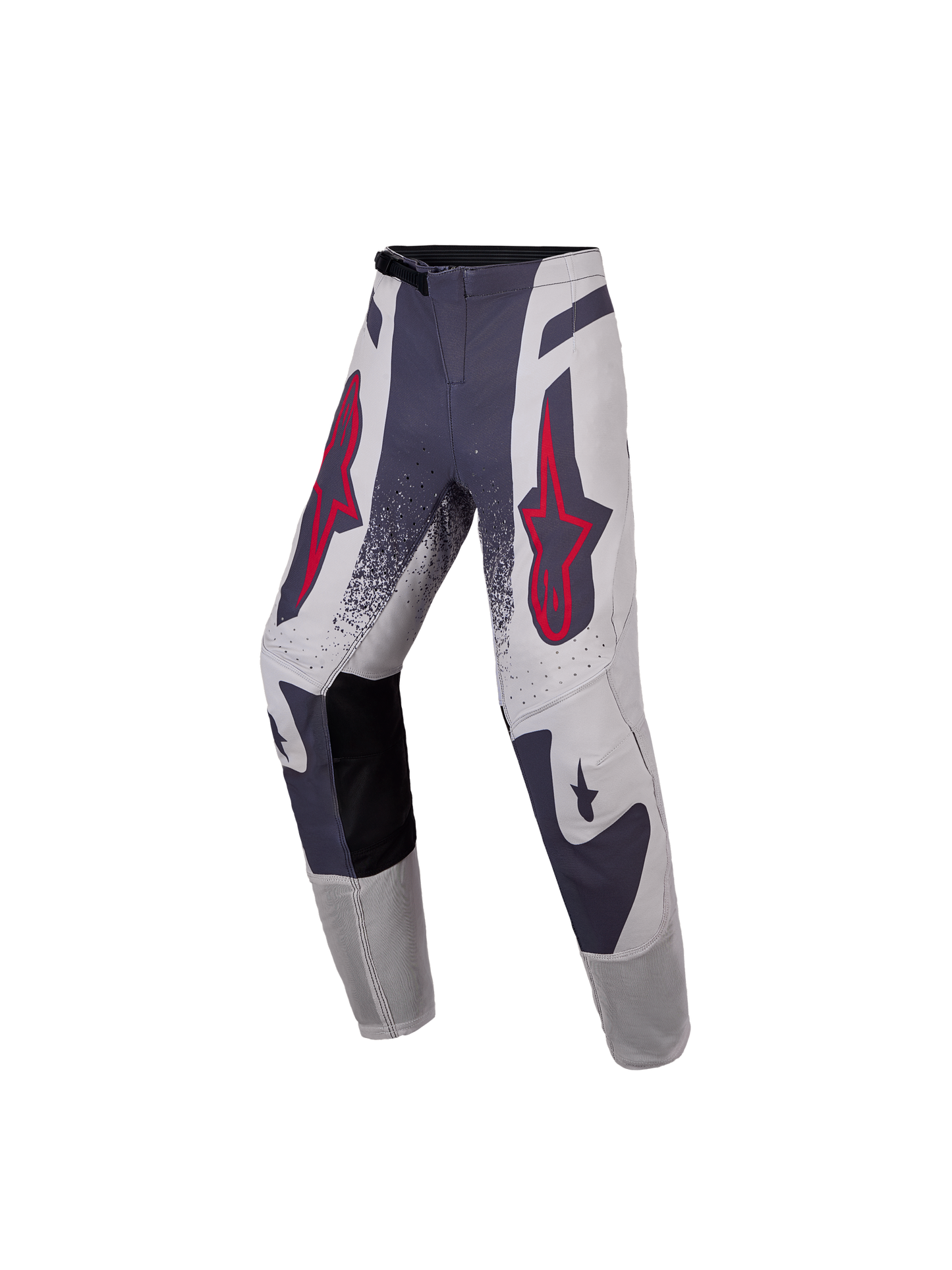 Alpinestars Jeugd Supertech Swan Broek 2027 Licht Lila Donkergrijs Rood Fluo