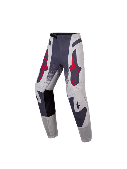 Alpinestars Jeugd Supertech Swan Broek 2027 Licht Lila Donkergrijs Rood Fluo