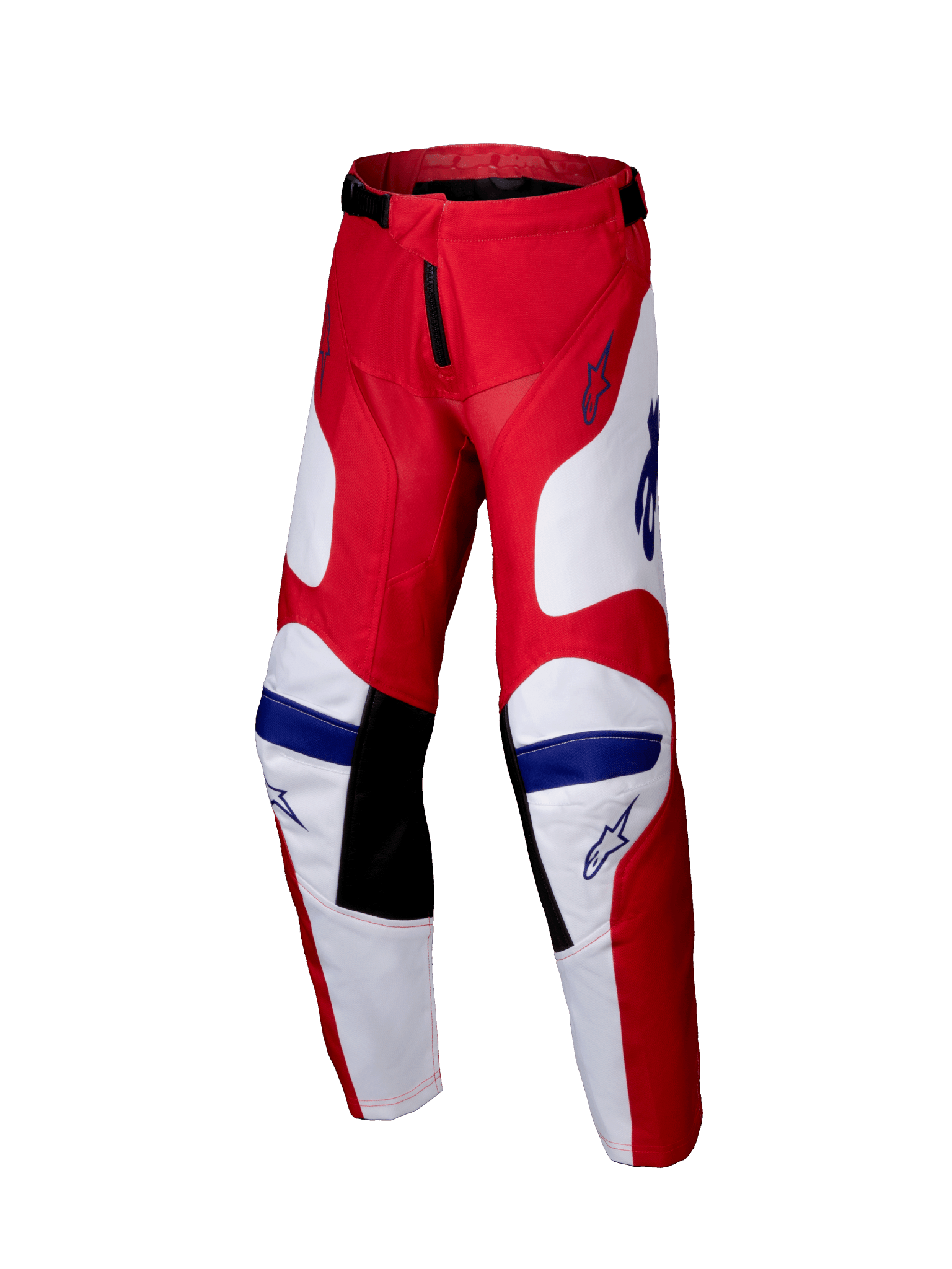 Alpinestars 2025 Jugend Racer Veil Hose aus Polygewebe Hellrot Weiß - MxProStoreParts