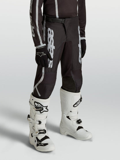 Alpinestars Jeugd Fluid Apex V2 Broek 2027 Zwart Zilver - MxProStoreParts