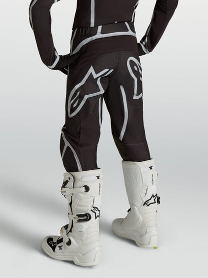 Alpinestars Jeugd Fluid Apex V2 Broek 2027 Zwart Zilver - MxProStoreParts