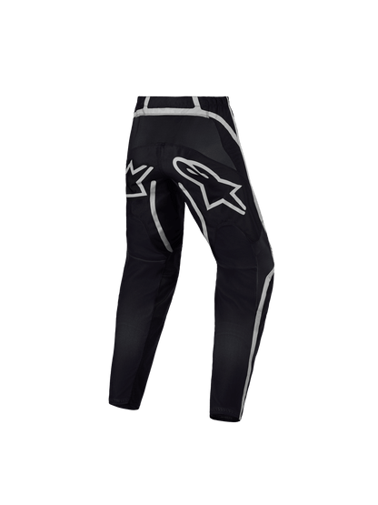 Alpinestars Jeugd Fluid Apex V2 Broek 2027 Zwart Zilver - MxProStoreParts