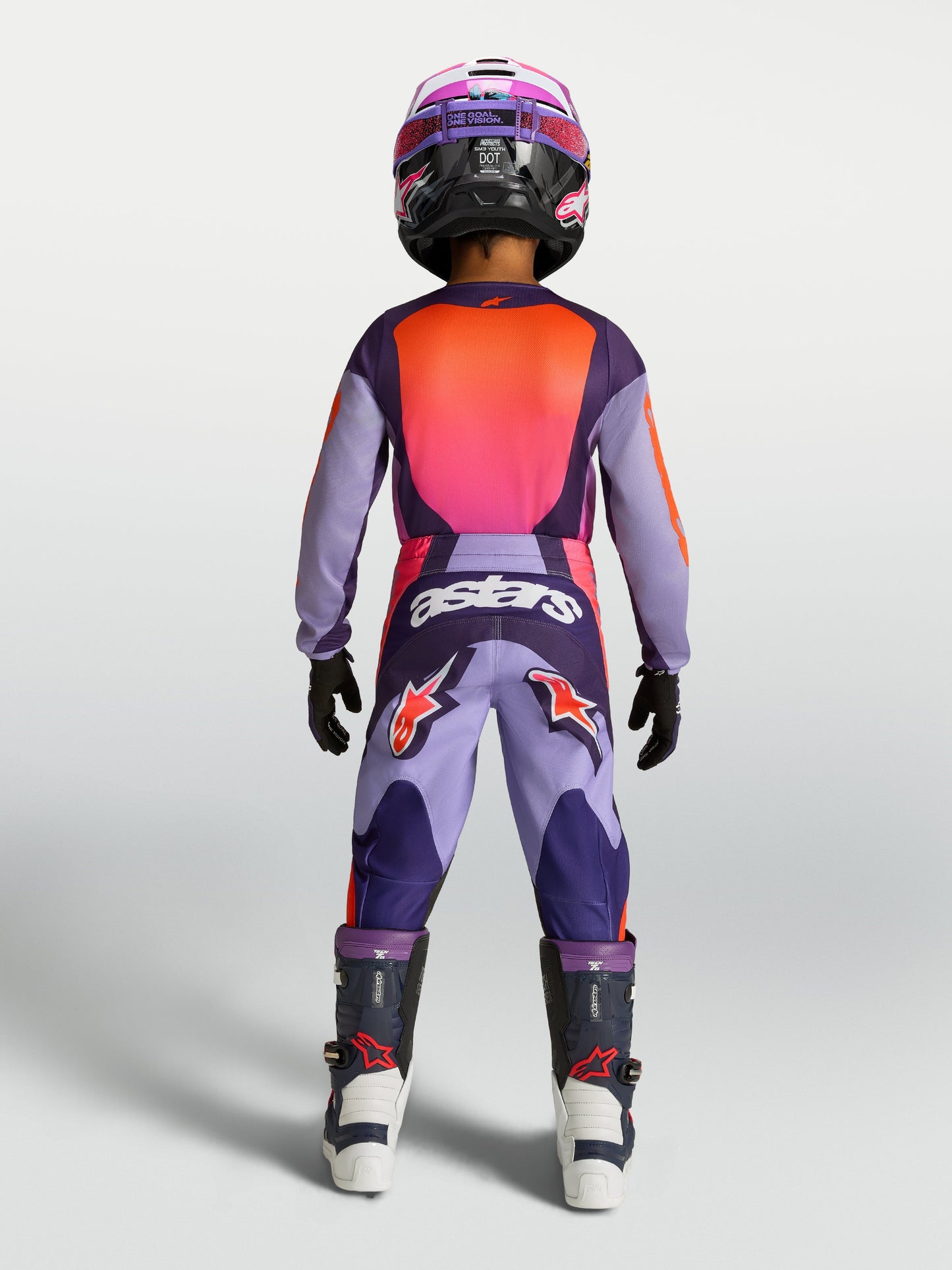 Youth Fluid Hunt Broek Licht Violet Diep Paars Roze Fluo