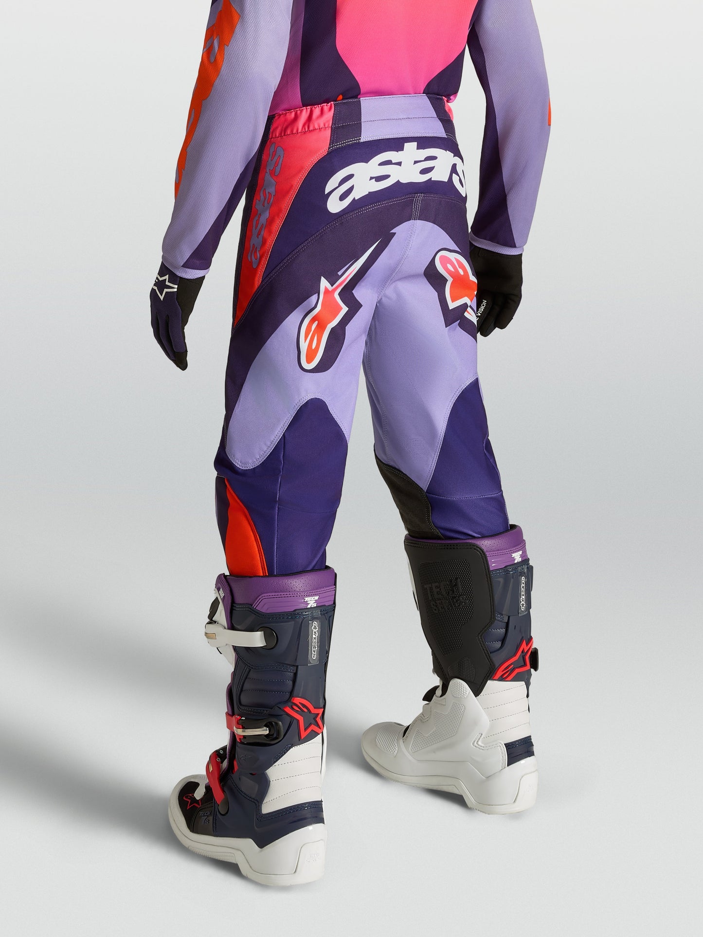 Youth Fluid Hunt Broek Licht Violet Diep Paars Roze Fluo