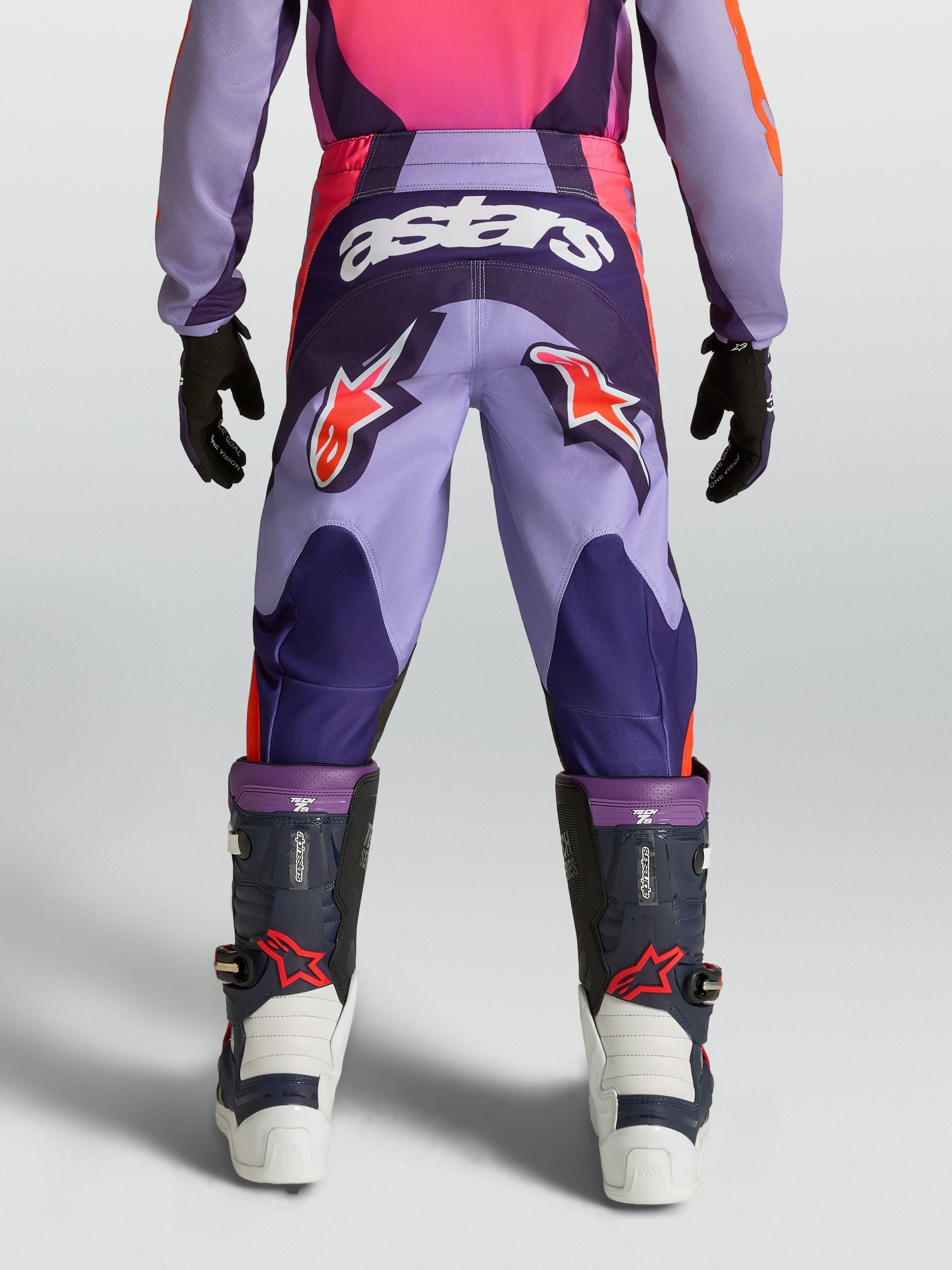 Youth Fluid Hunt Broek Licht Violet Diep Paars Roze Fluo