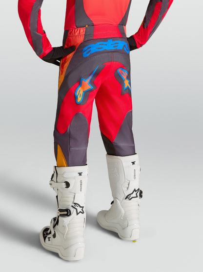 Alpinestars Jeugd Fluid Hunt Broek 2027 Vuurrood Graystone Hot Coral