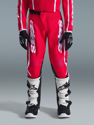 Pantalones Alpinestars Fluid Apex para Jóvenes 2026, Rojo y Blanco