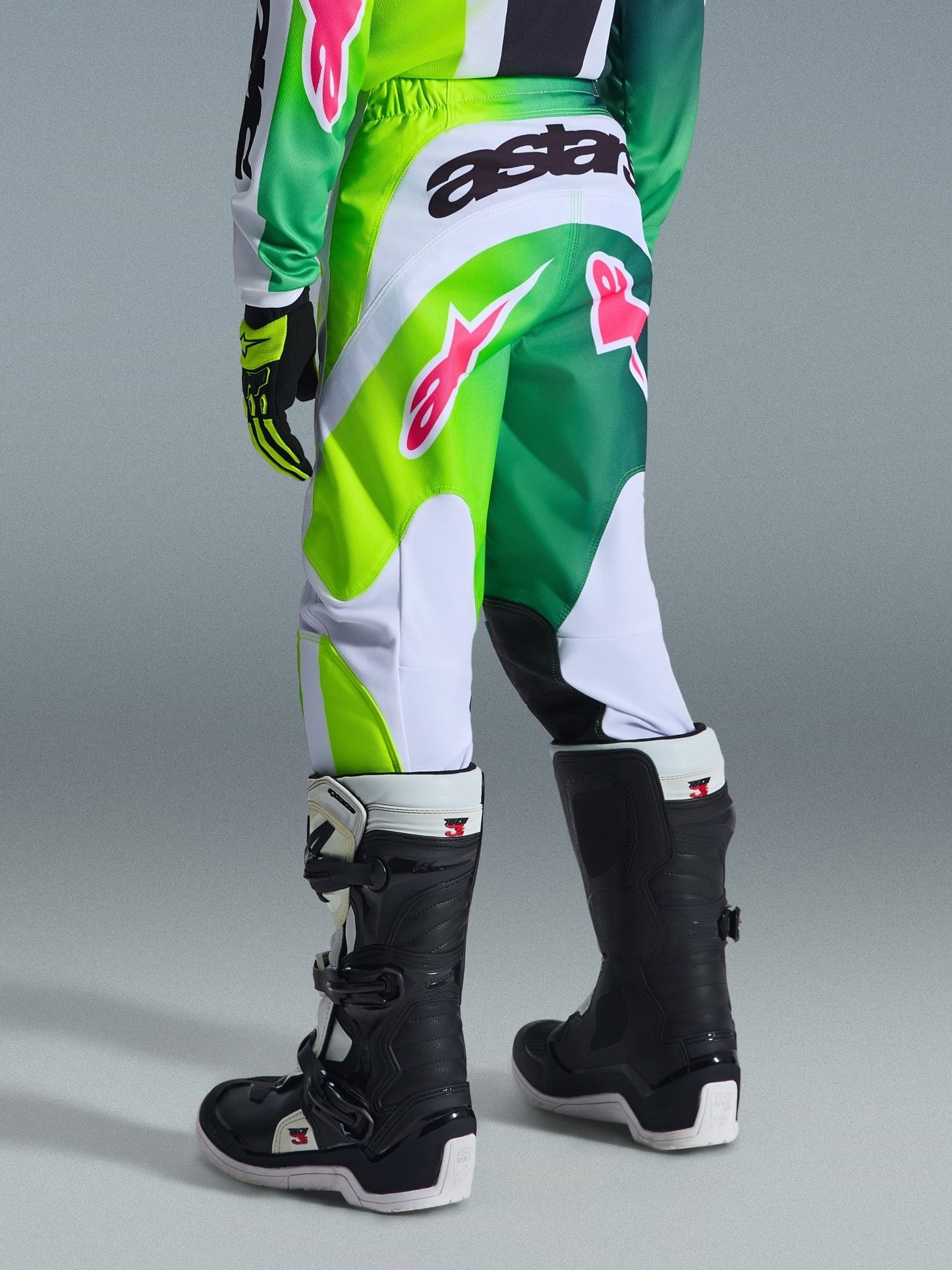 Alpinestars Jugend Fluid Portl Hose – Grün Weiß Schwarz - MxProStoreParts