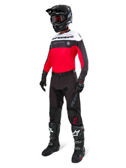 Alpinestars Pro-Dura Jersey Zwart Felrood Wit