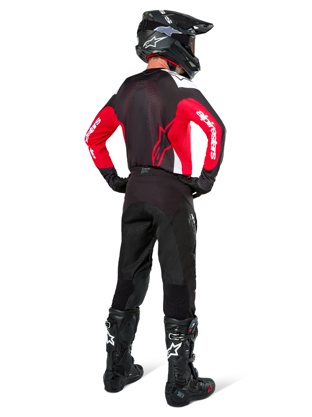 Alpinestars Pro-Dura Jersey Zwart Felrood Wit