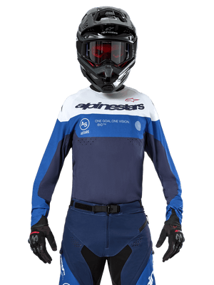 Alpinestars Pro-Dura Jersey Donkerblauw Felblauw Wit
