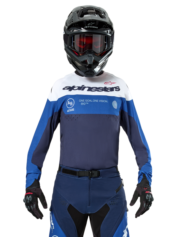 Alpinestars Pro-Dura Jersey Donkerblauw Felblauw Wit