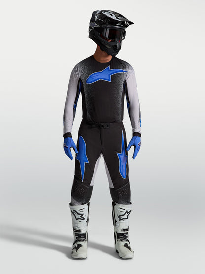 Alpinestars Supertech AFD Jersey Zwart Licht Lila Blauw