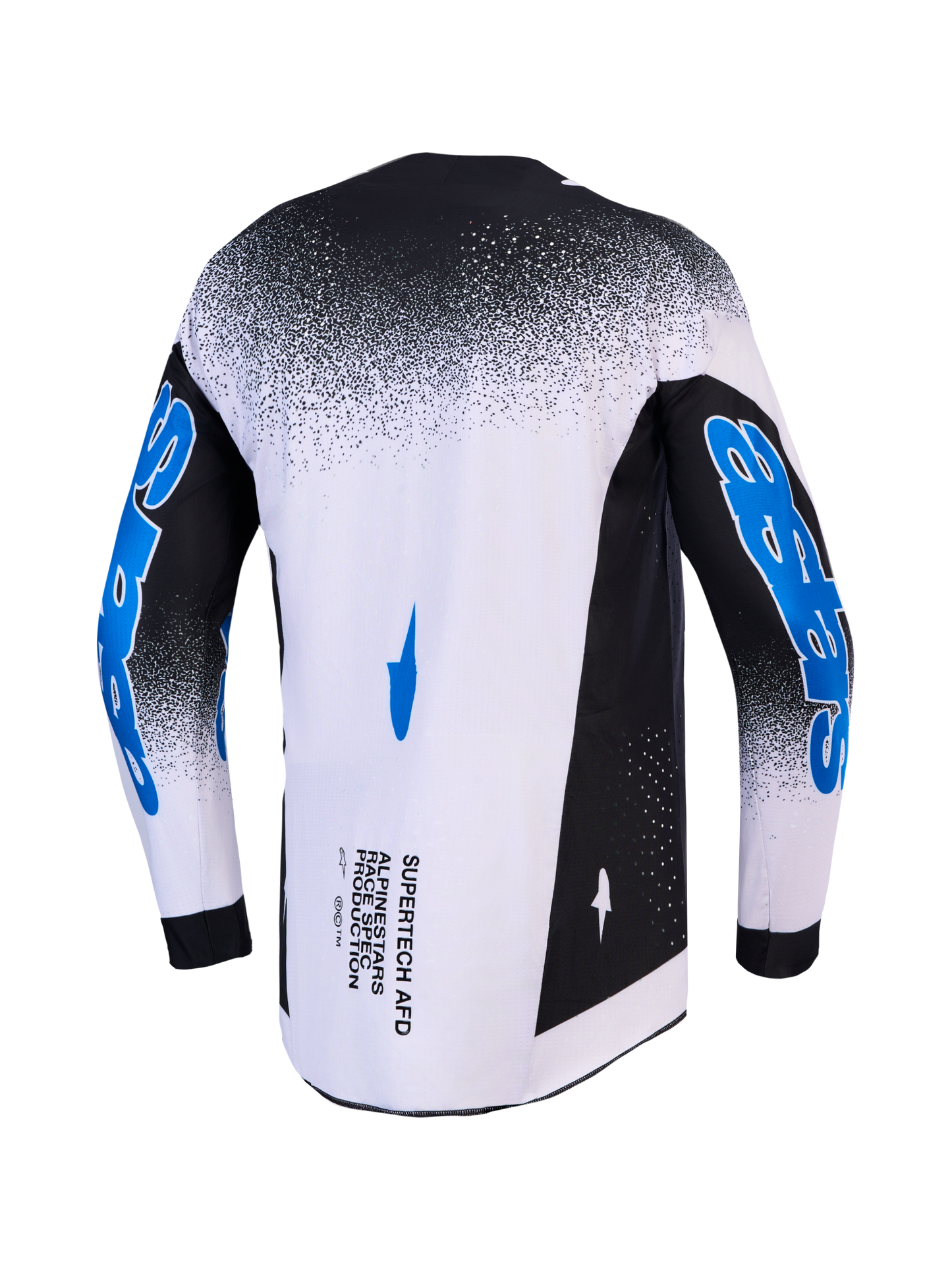 Alpinestars Supertech AFD Jersey Zwart Licht Lila Blauw