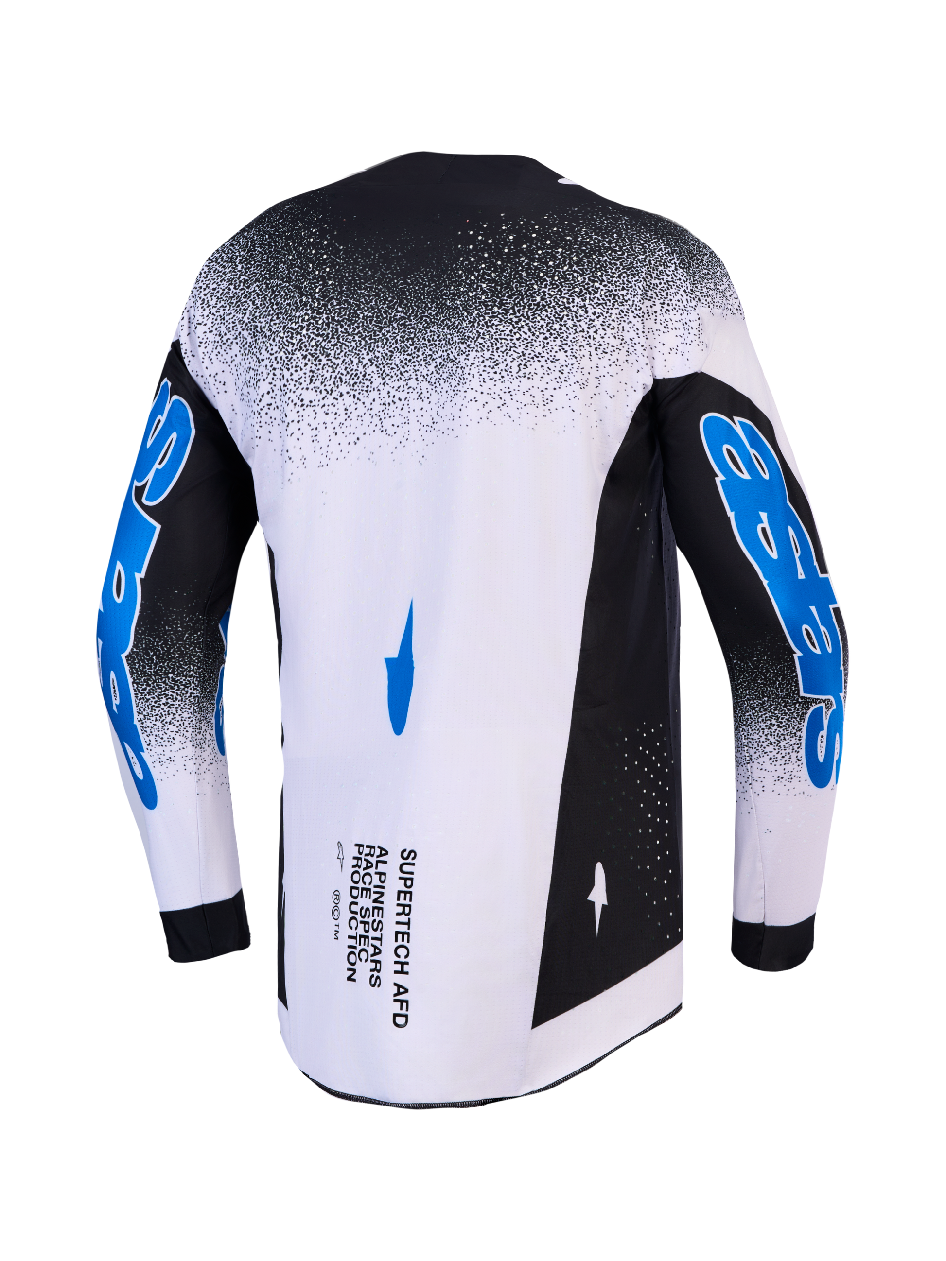 Alpinestars Supertech AFD Jersey Zwart Licht Lila Blauw