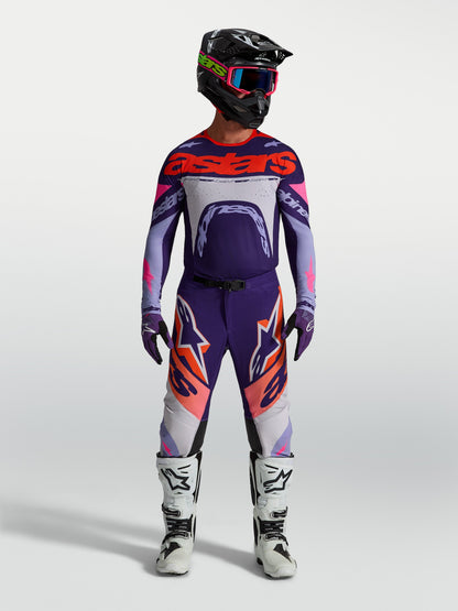 Alpinestars Supertech Dyna Jersey 2027 Lichtviolet Dieppaars Roze Fluo