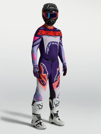 Alpinestars Supertech Dyna Jersey 2027 Lichtviolet Dieppaars Roze Fluo