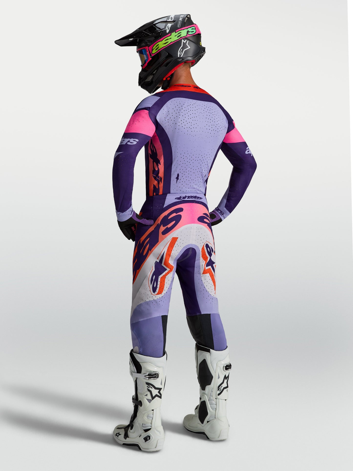 Alpinestars Supertech Dyna Jersey 2027 Lichtviolet Dieppaars Roze Fluo