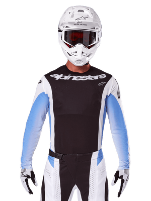 Alpinestars Techstar Melt Jersey Motocross Negro Azul 2025