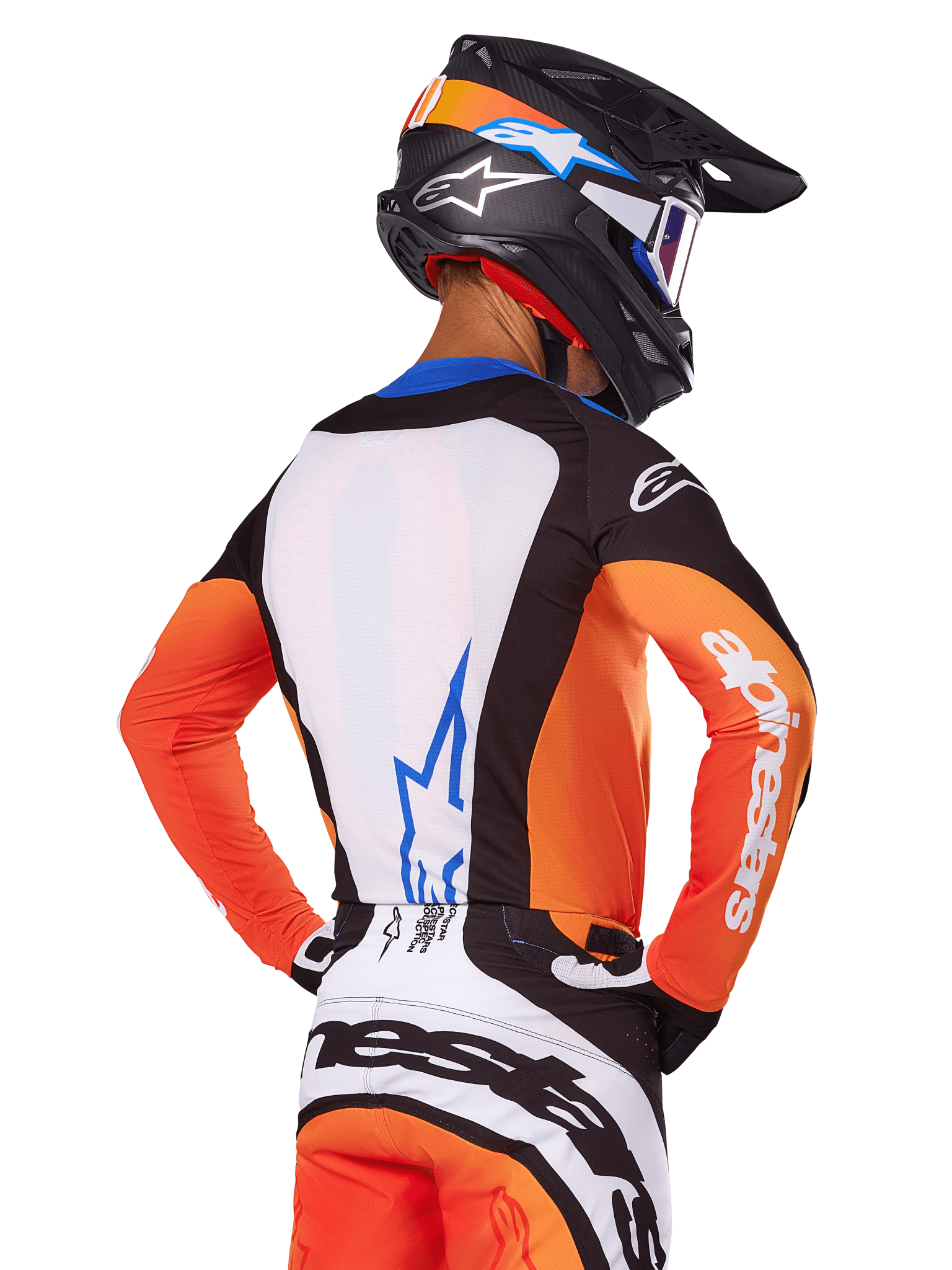 Alpinestars Techstar Melt Trikot 2025 Orange Blau - MxProStoreParts