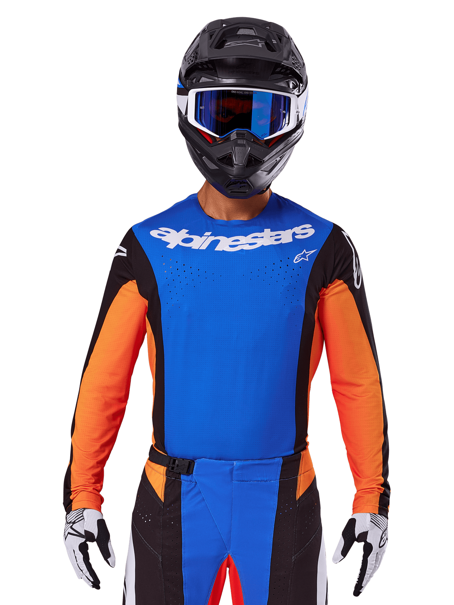 Alpinestars Techstar Melt Jersey 2025 Orange Blau - MxProStoreParts