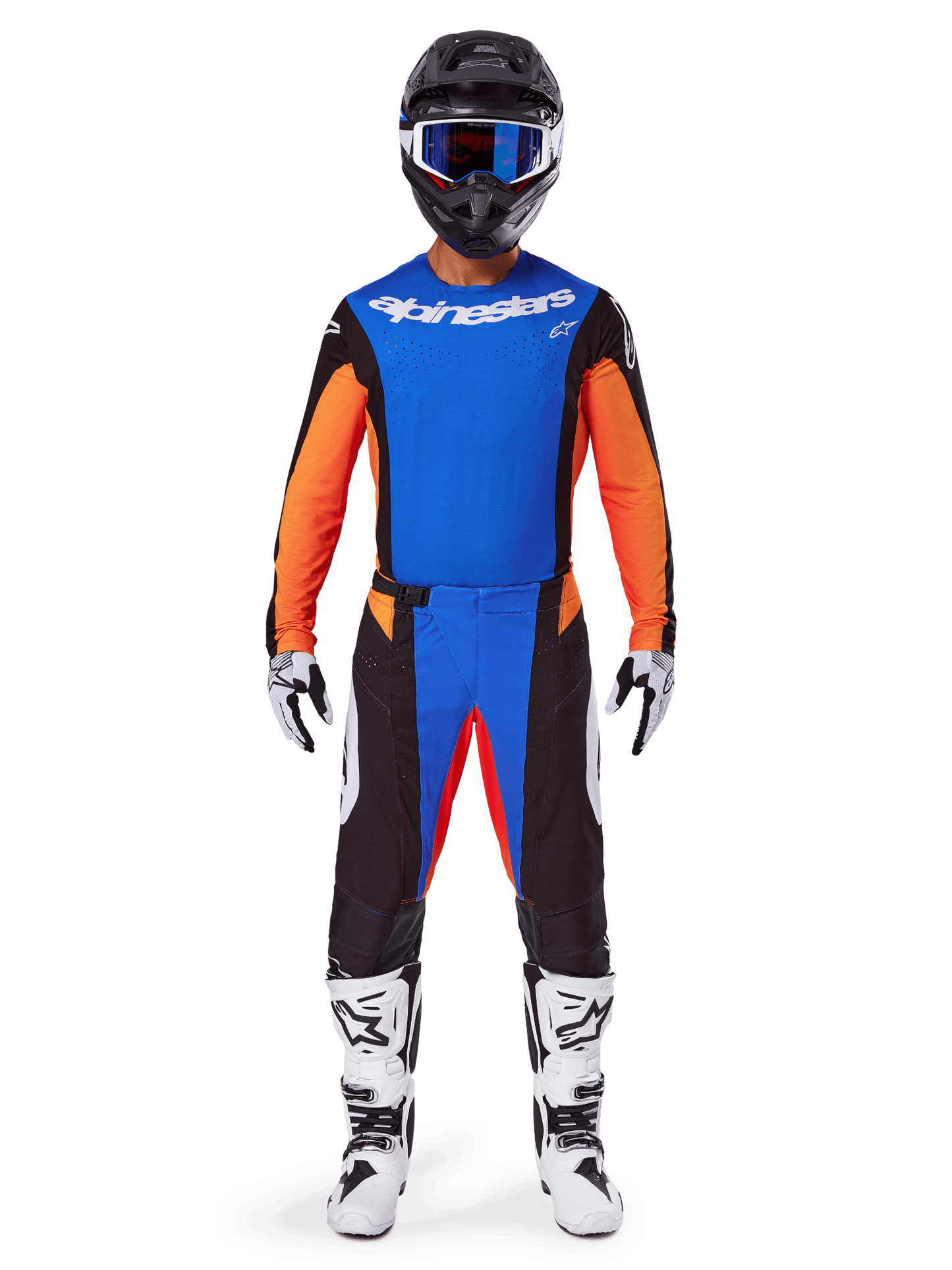 Alpinestars Techstar Melt Trikot 2025 Orange Blau - MxProStoreParts