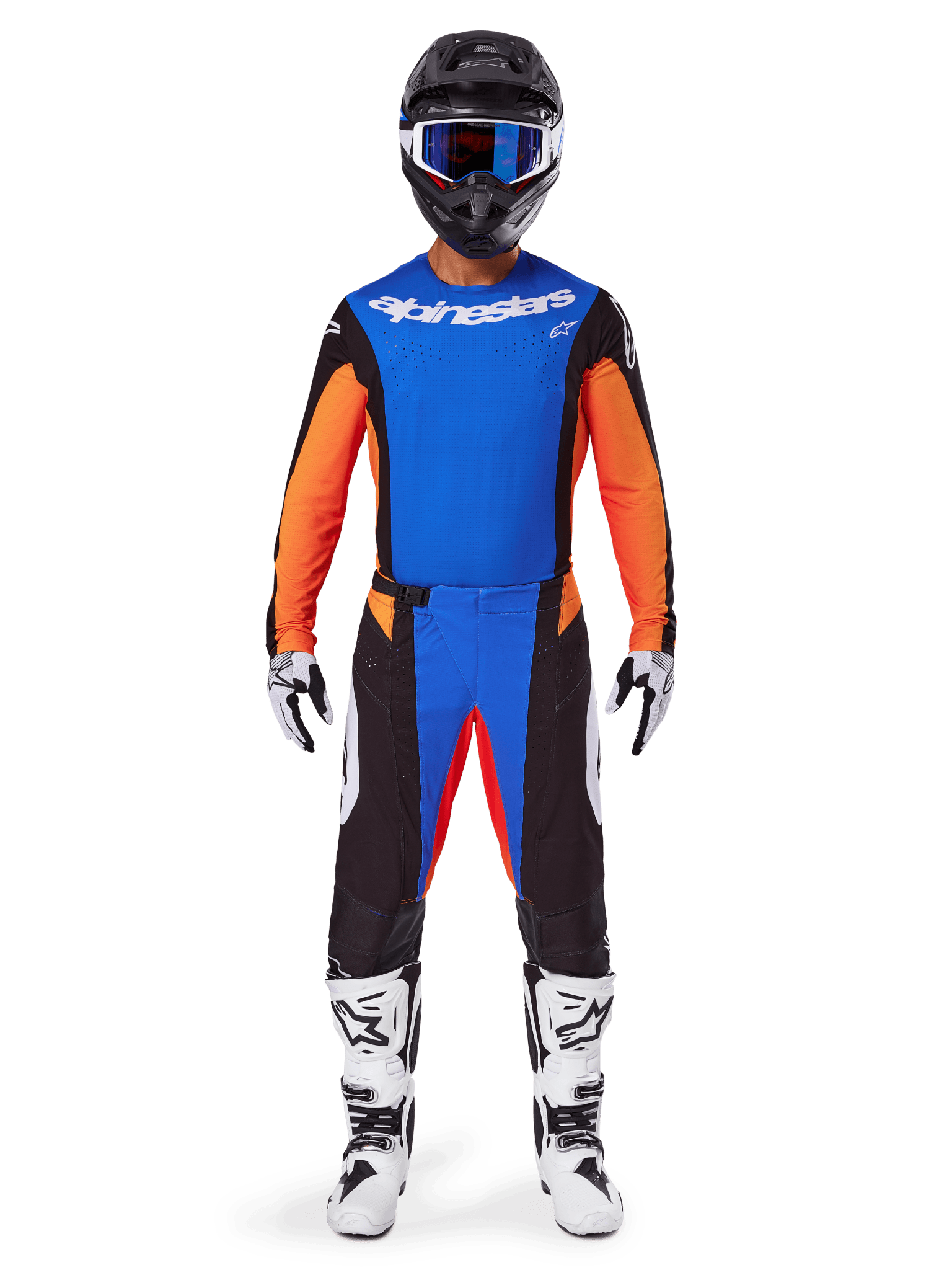 Alpinestars Techstar Melt Trikot 2025 Orange Blau - MxProStoreParts