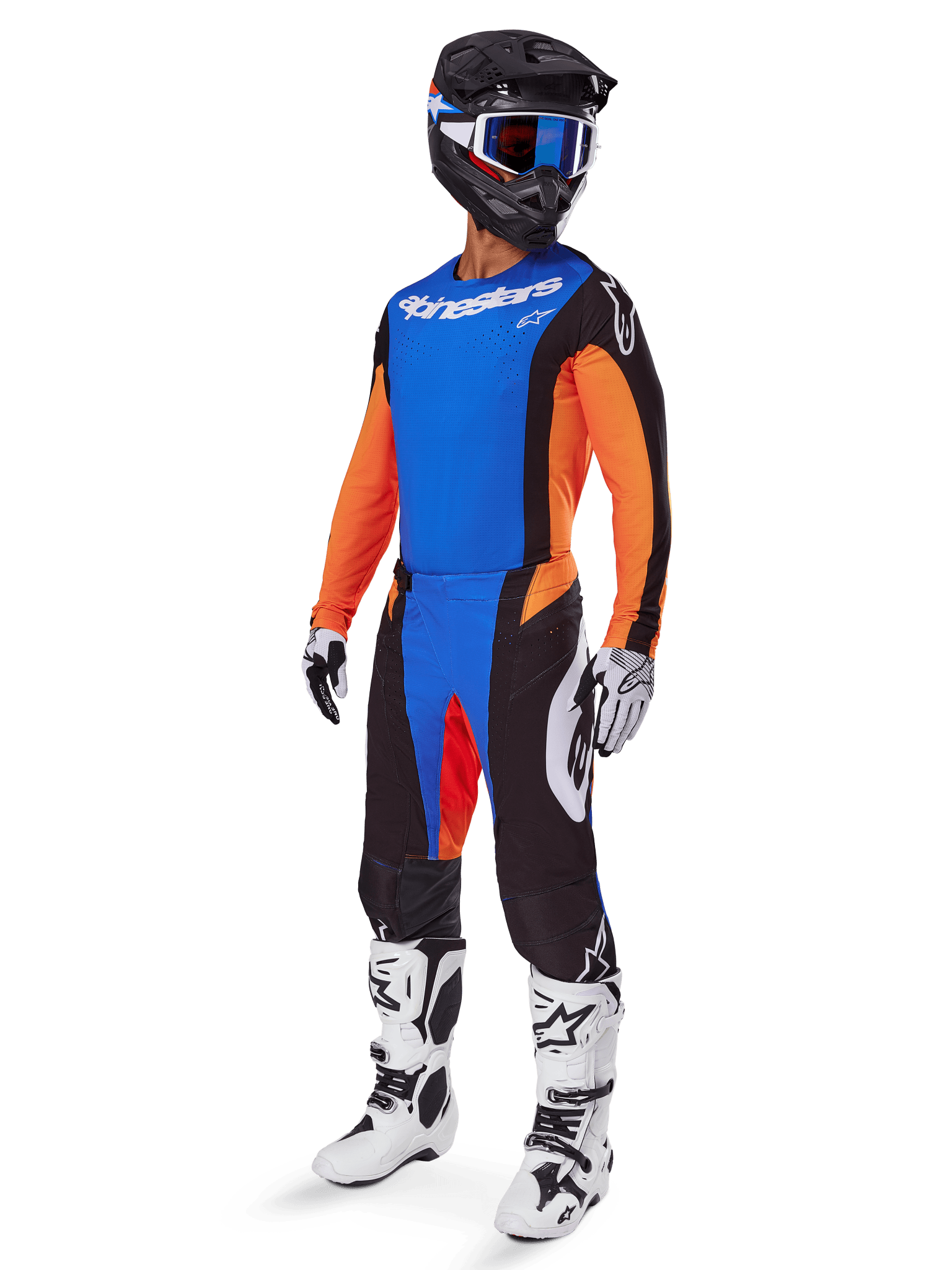 Alpinestars Techstar Melt Trikot 2025 Orange Blau - MxProStoreParts