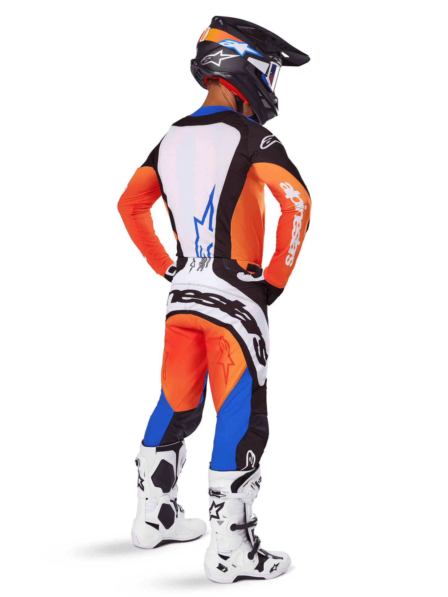 Alpinestars Techstar Melt Jersey 2025 Orange Blau - MxProStoreParts