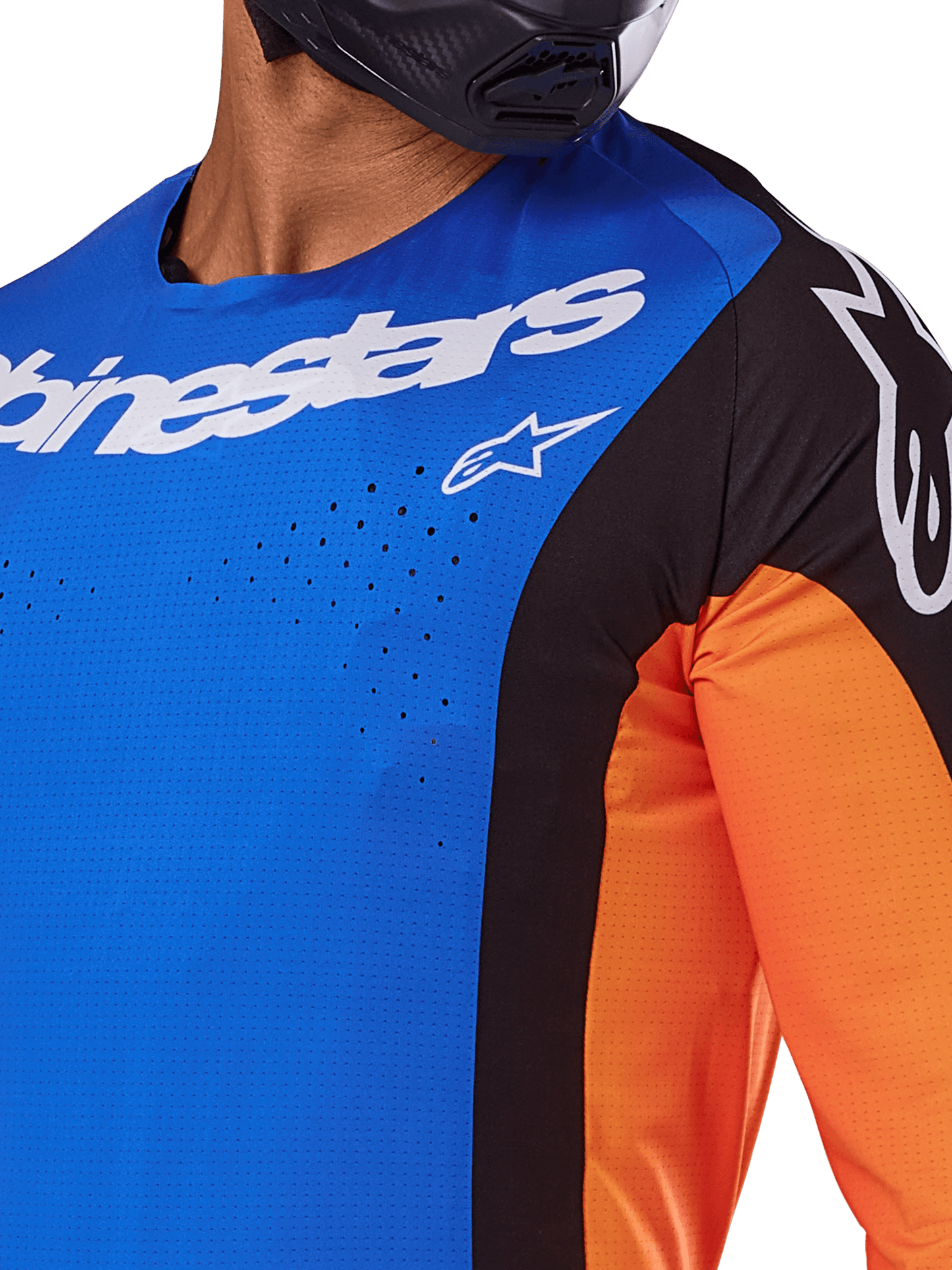 Alpinestars Techstar Melt Trikot 2025 Orange Blau - MxProStoreParts