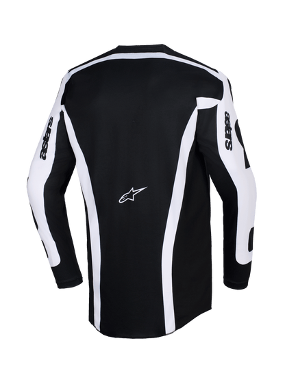 Alpinestars 2026 Racer Riway Motocross-Trikot feuchtigkeitsabführend Weiß-Schwarz - MxProStoreParts