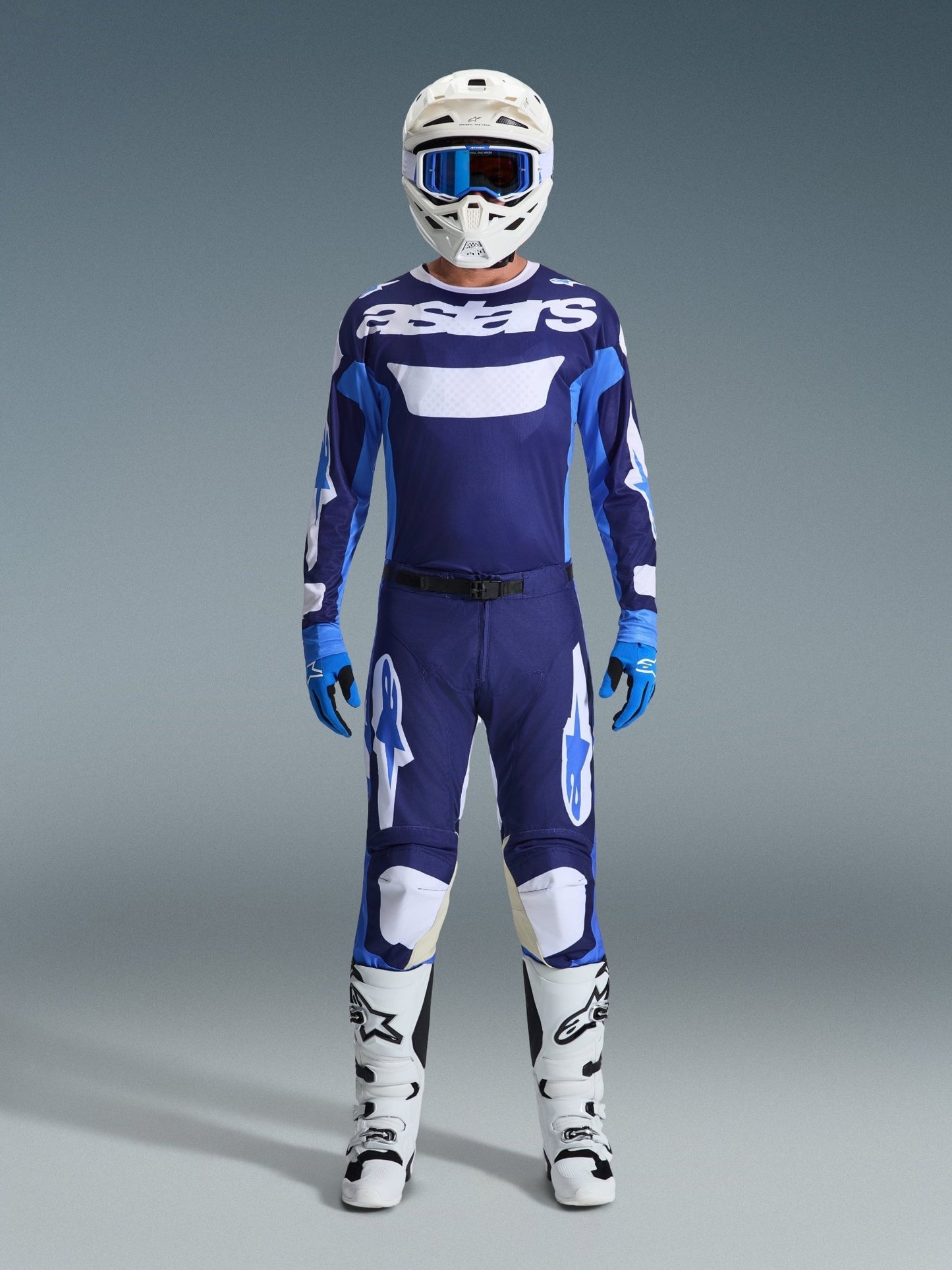 Alpinestars Racer Riway Motocross-Trikot UCLA Blau Weiß - MxProStoreParts