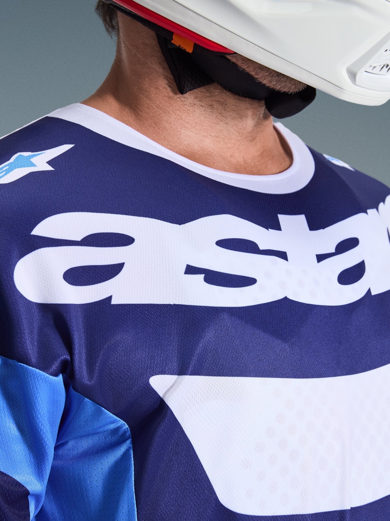 Alpinestars Racer Riway Motocross-Trikot UCLA Blau Weiß - MxProStoreParts