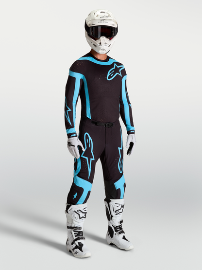 Alpinestars Supertech Vesta Jersey 2027 Zwart Turquoise